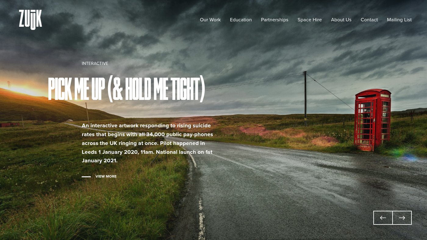 The home page of zu-uk.com