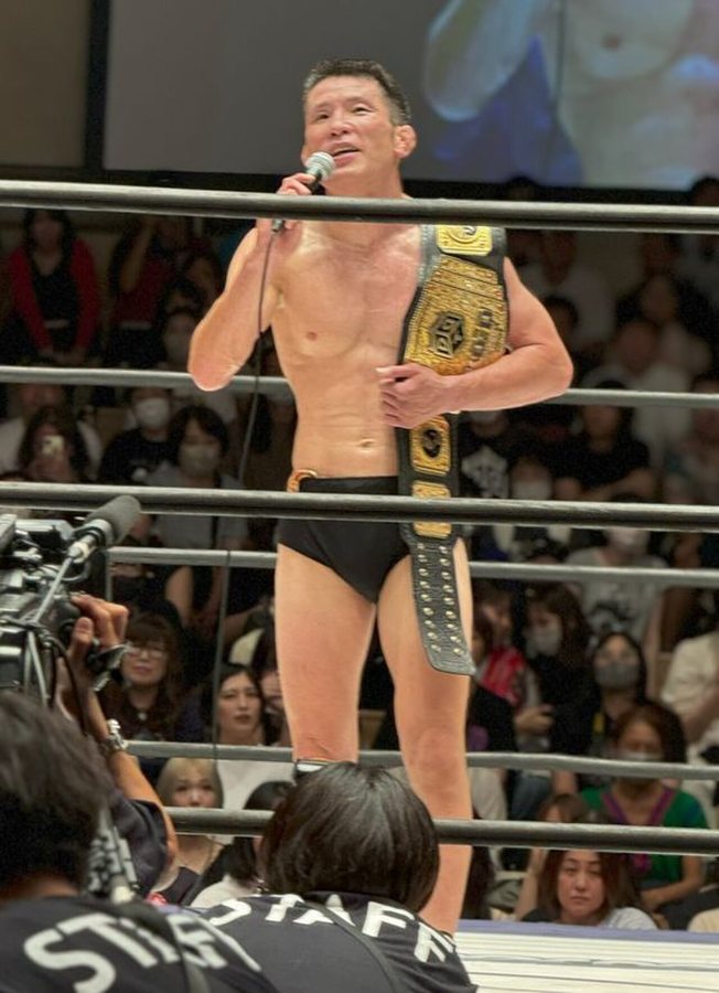 KO-D Open Weight Champion Shinya Aoki