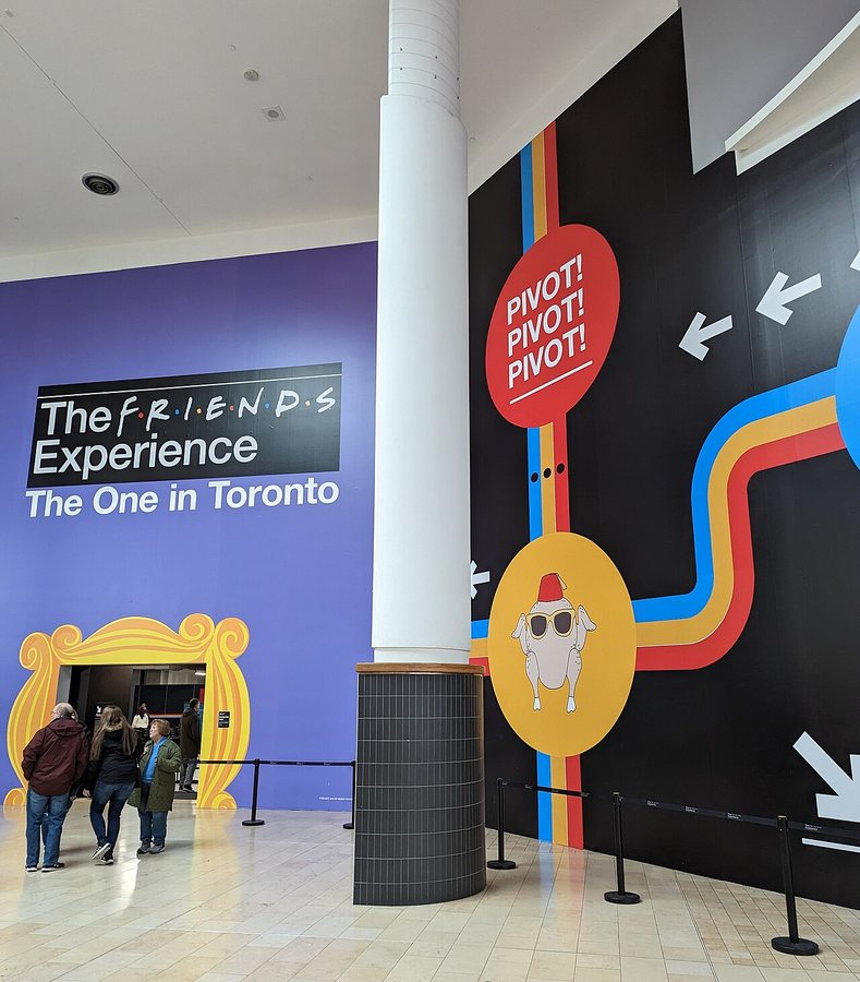 The Friends Experience exhibit at Yorkdale Shopping Centre in Toronto, 2022