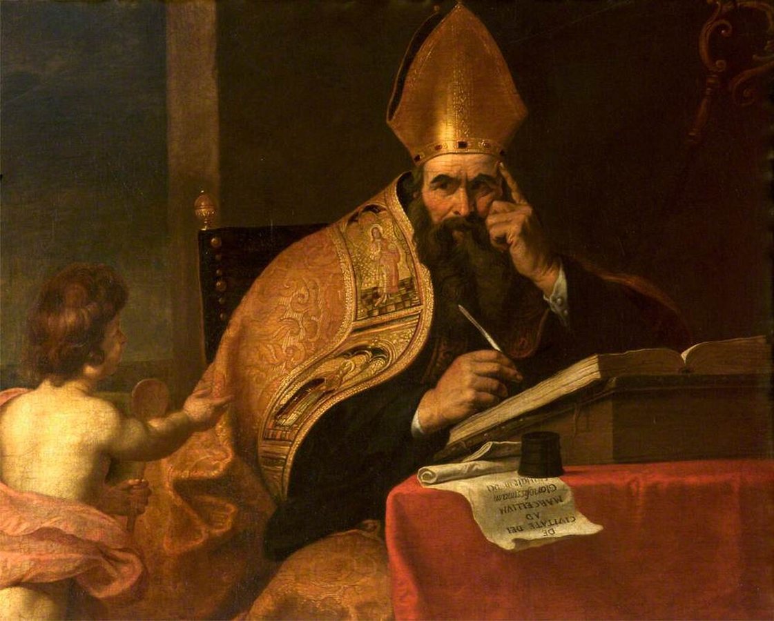 Gerard Seghers, attributed: The Four Doctors of the Western Church, Saint Augustine of Hippo, 354–430