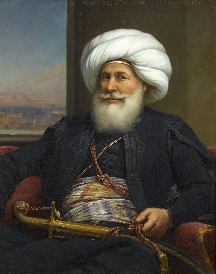 Muhammad Ali de Egipto, pintado por Auguste Couder, BAP 17996
