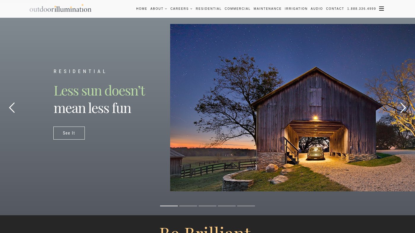The home page of outdoorillumination.com