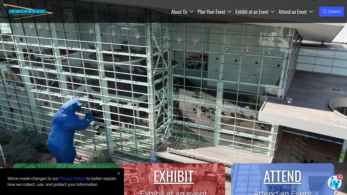 The home page of denverconvention.com