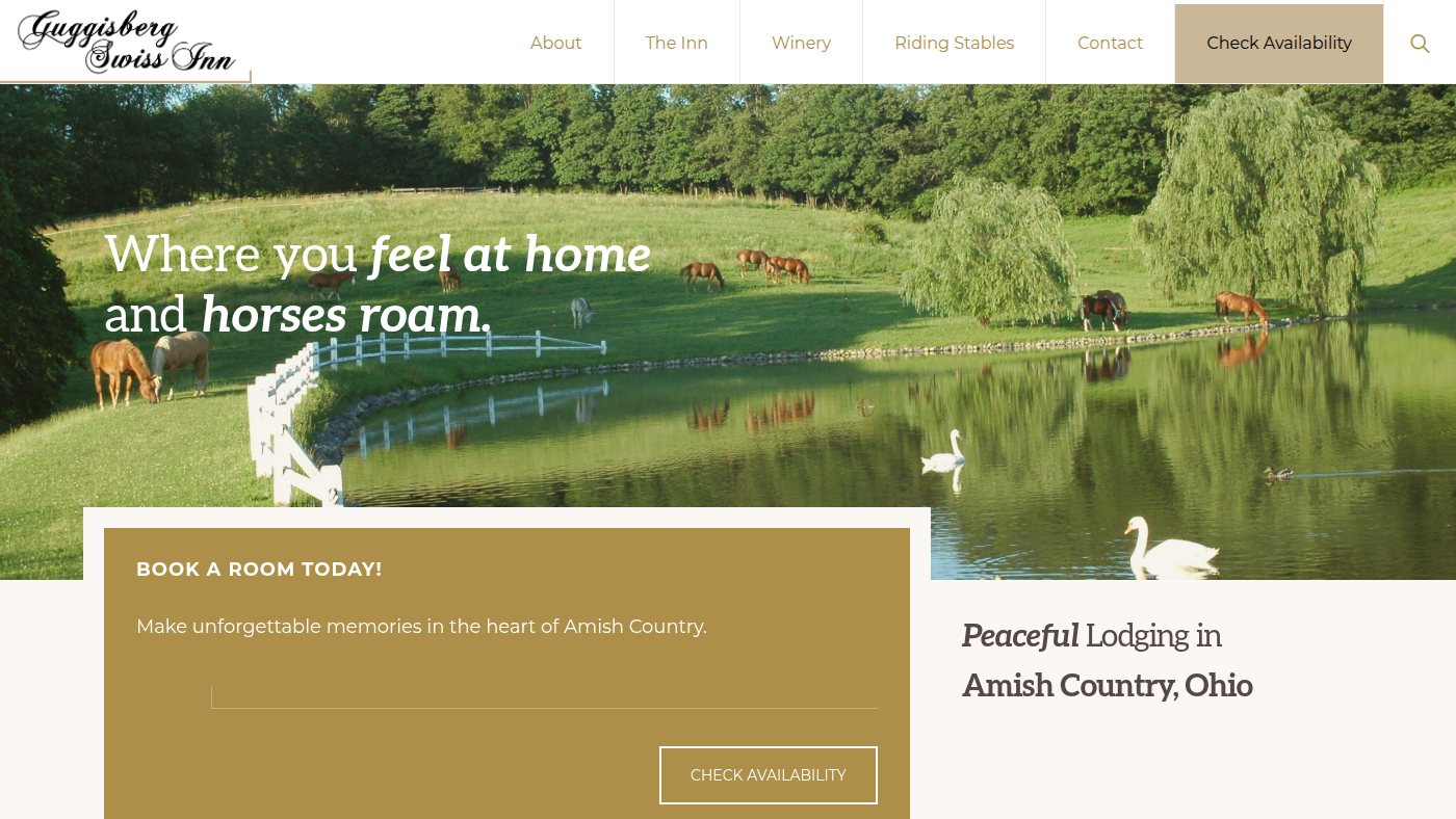 The home page of guggisbergswissinn.com