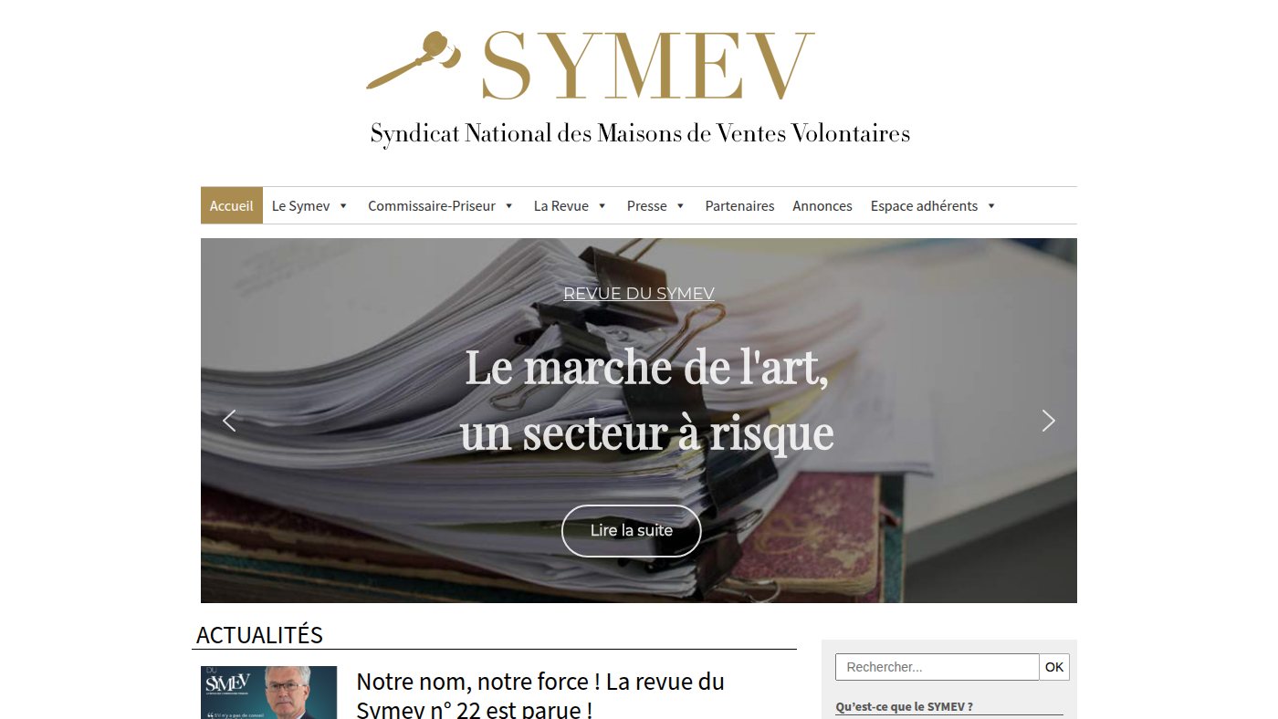 The home page of symev.org