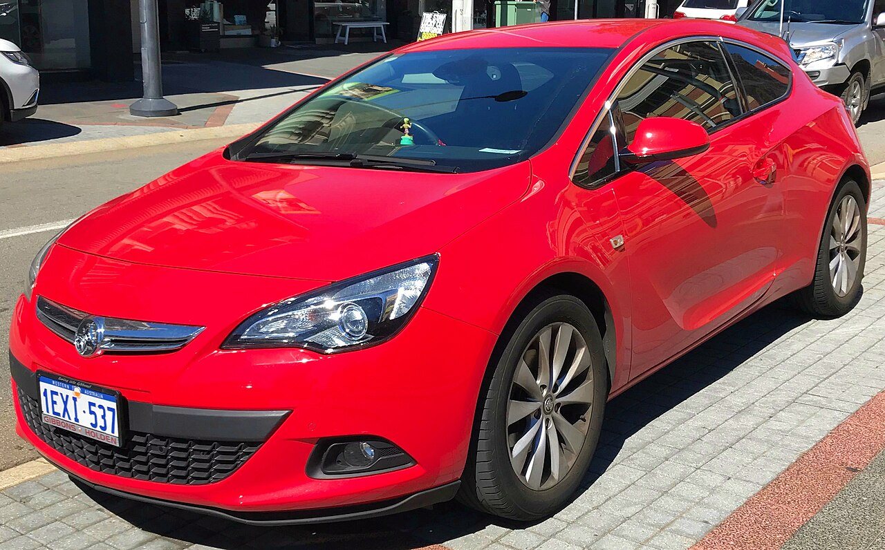 Holden Astra PJ GTC hatchback de 2015