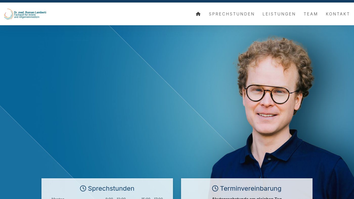 The home page of hausarzt-lamberti.de