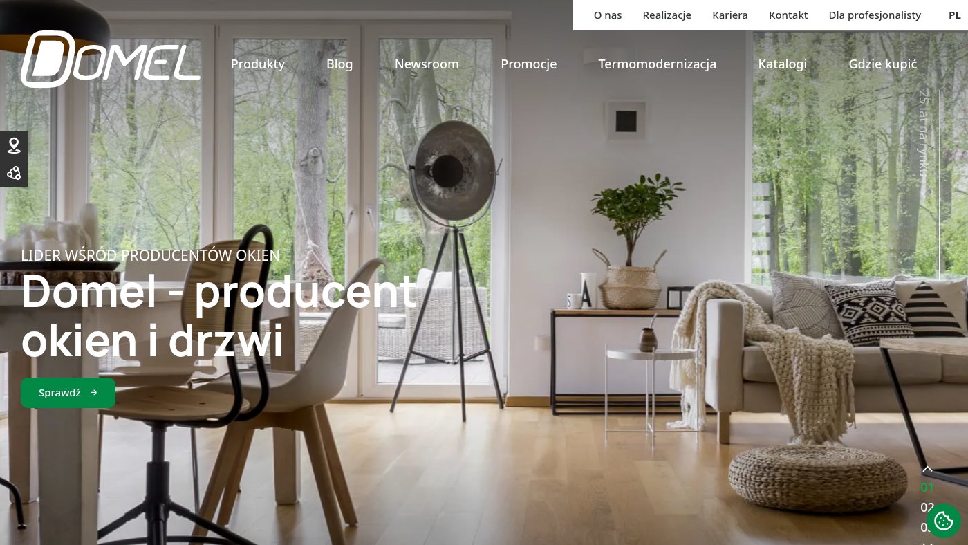 The home page of domel.pl