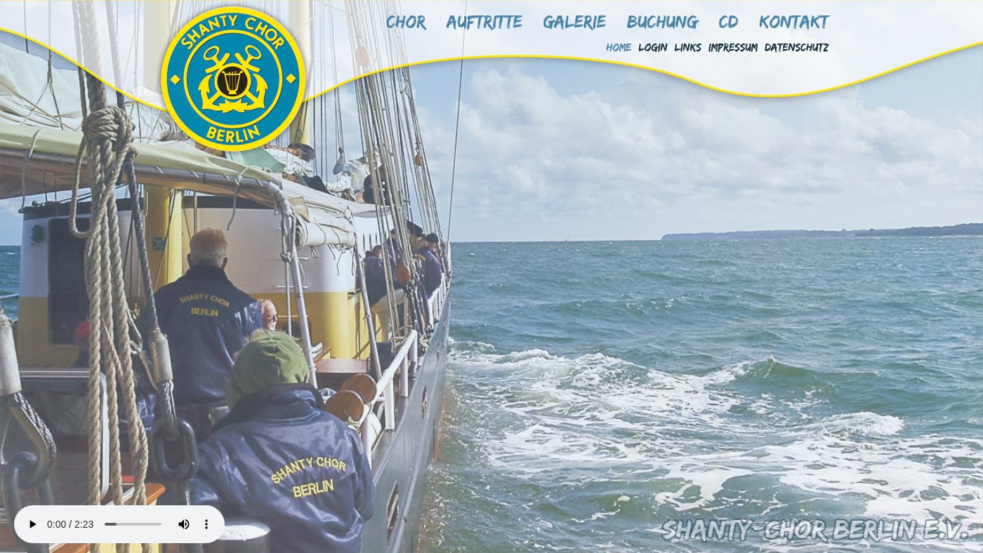 The home page of shantychor-berlin.de