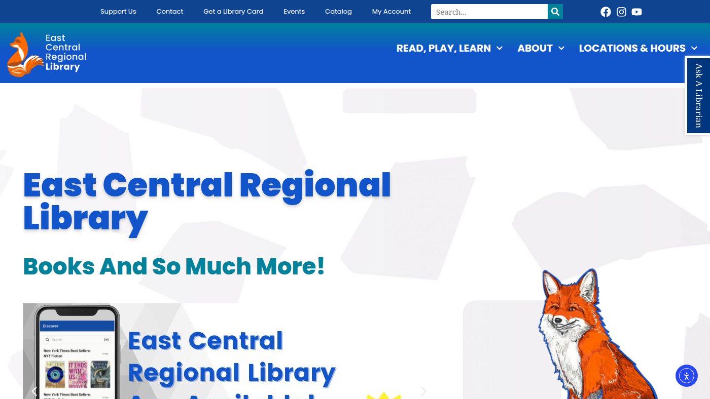 The home page of ecrlib.org