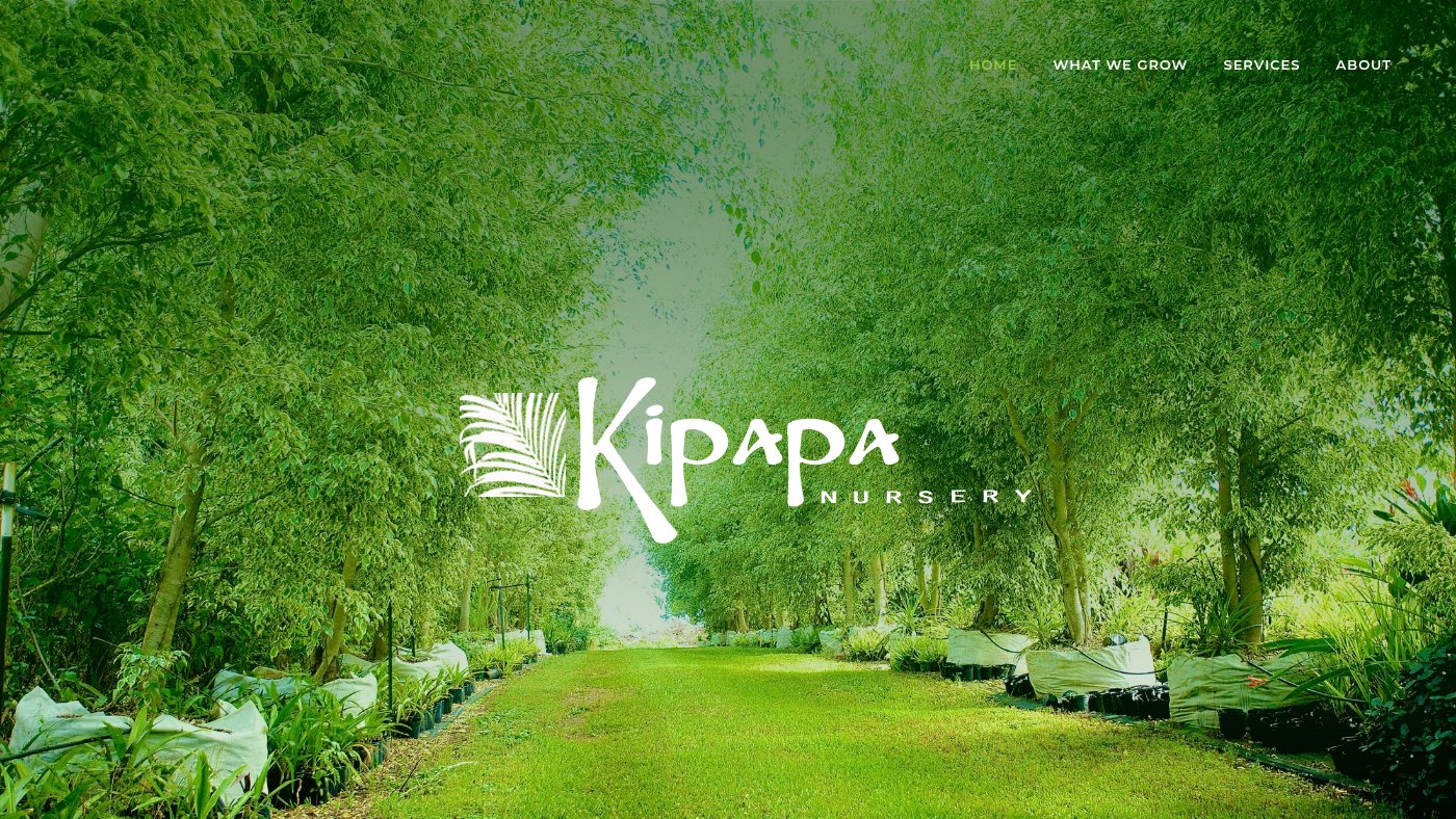 The home page of kipapanursery.com