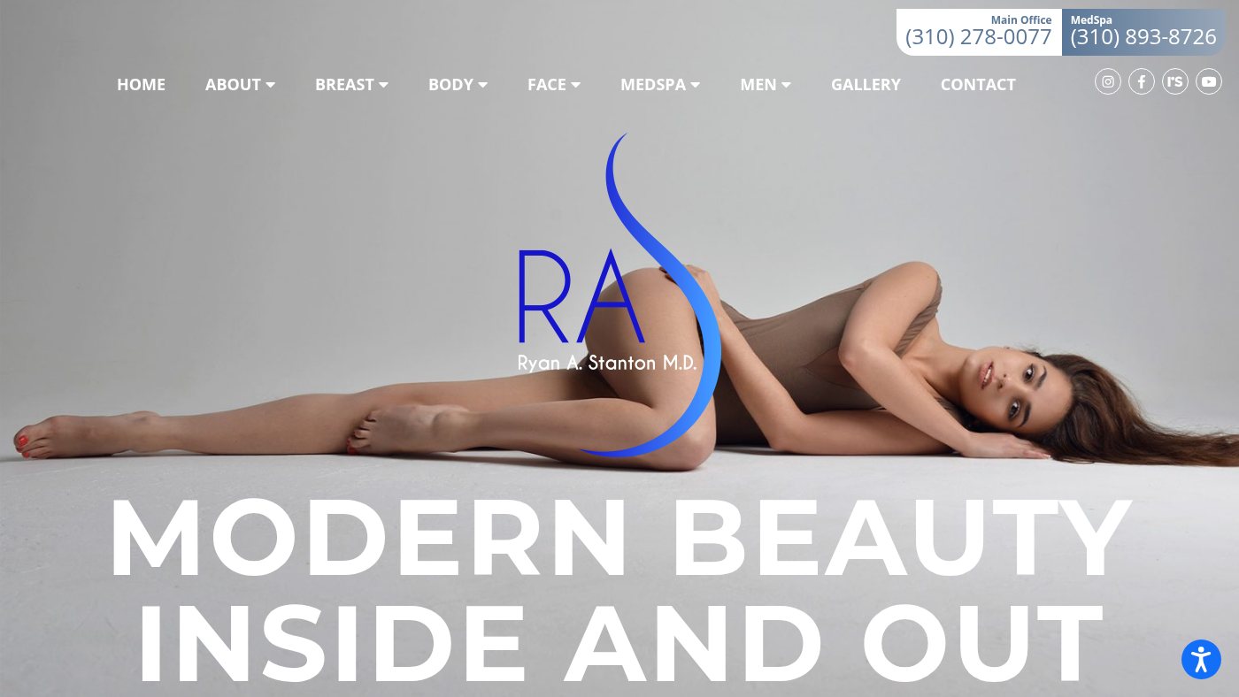 The home page of drryanstanton.com