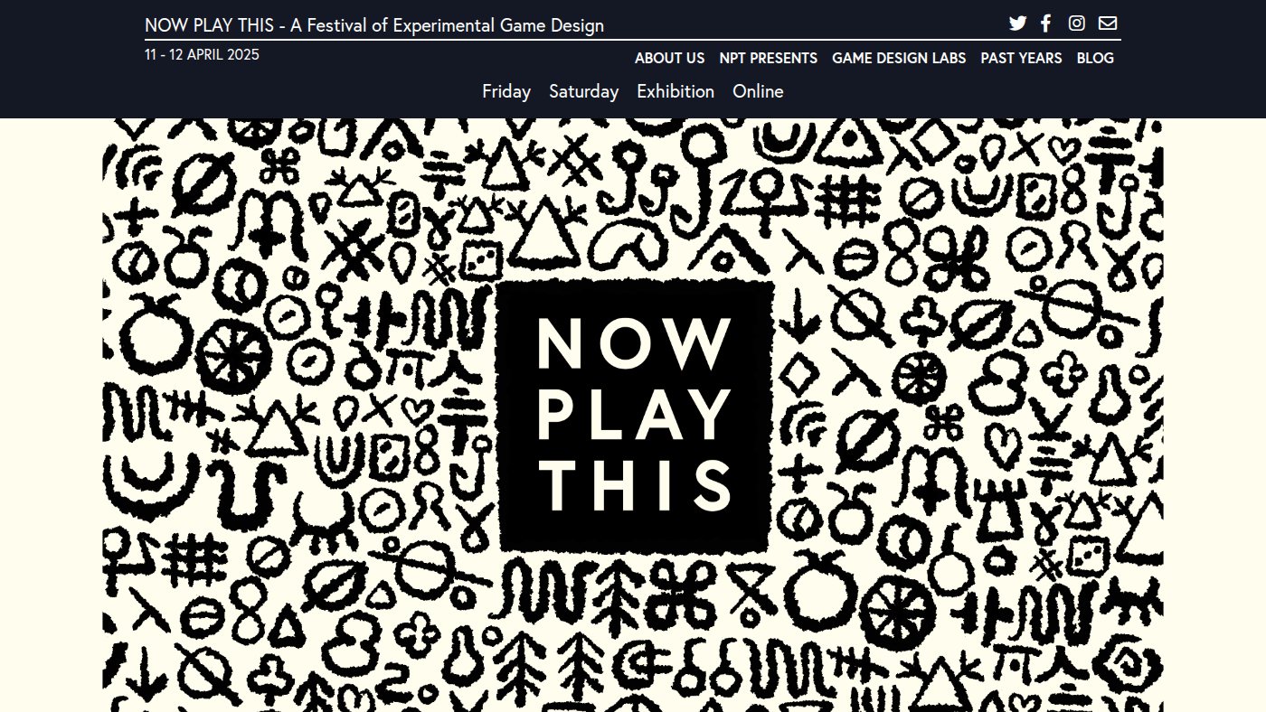 The home page of nowplaythis.net