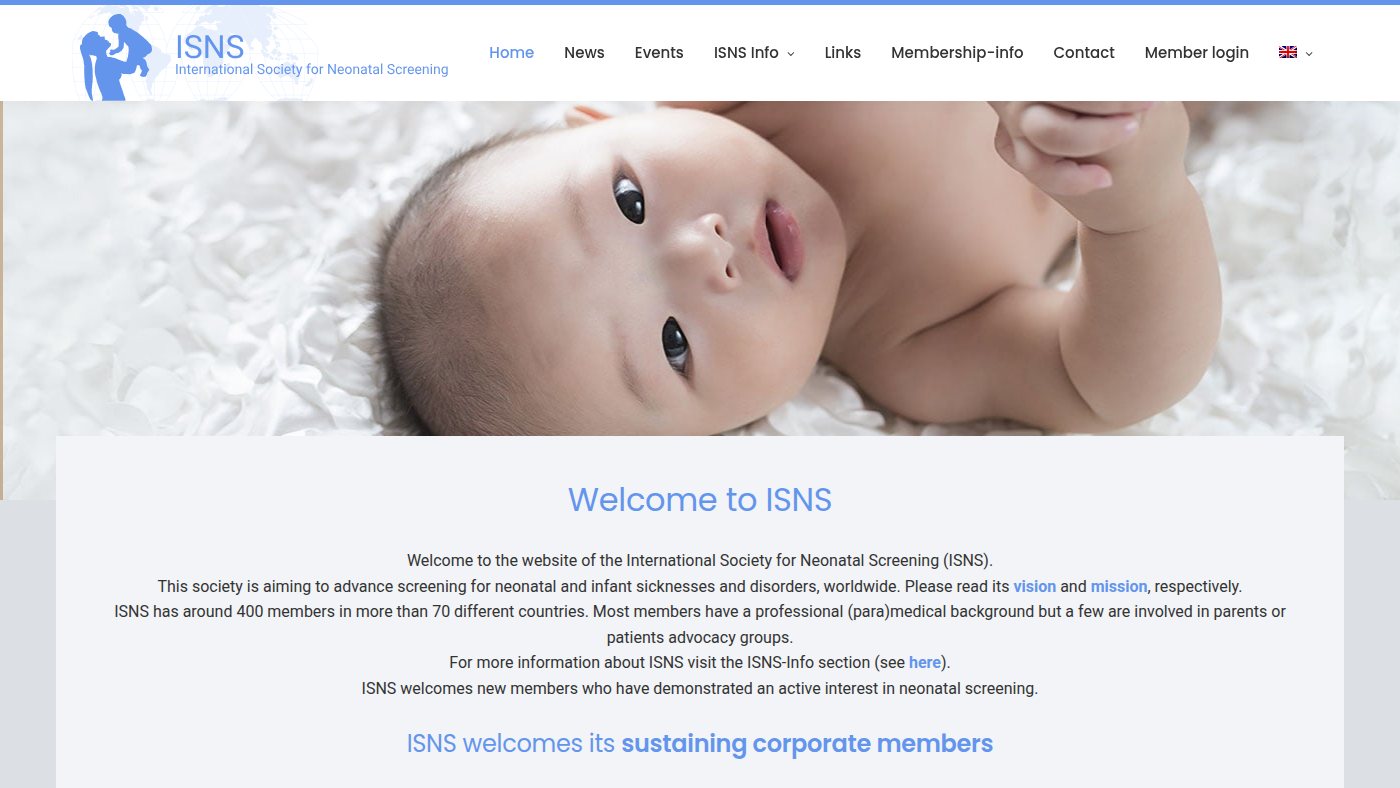 The home page of isns-neoscreening.org