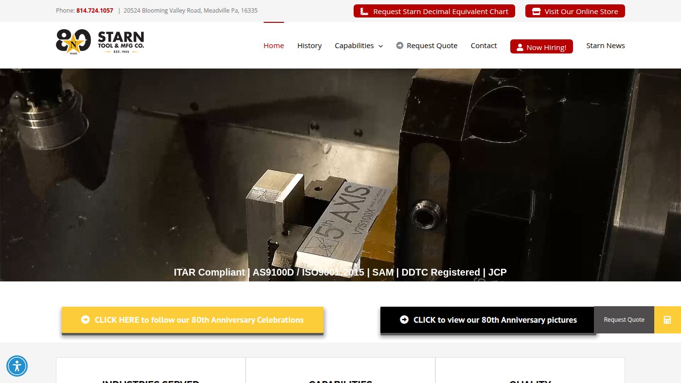 The home page of starn.com