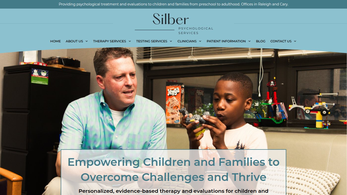 The home page of silberpsych.com