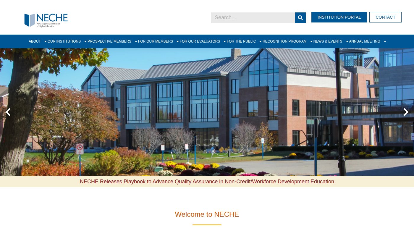 The home page of neche.org