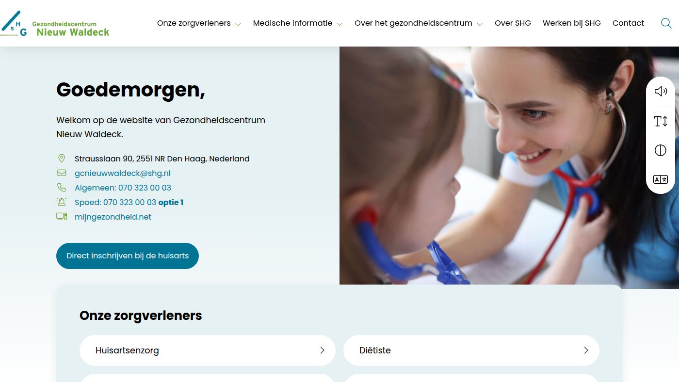 The home page of gcnieuwwaldeck.nl