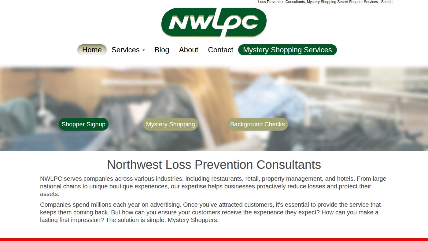 The home page of nwlpc.com