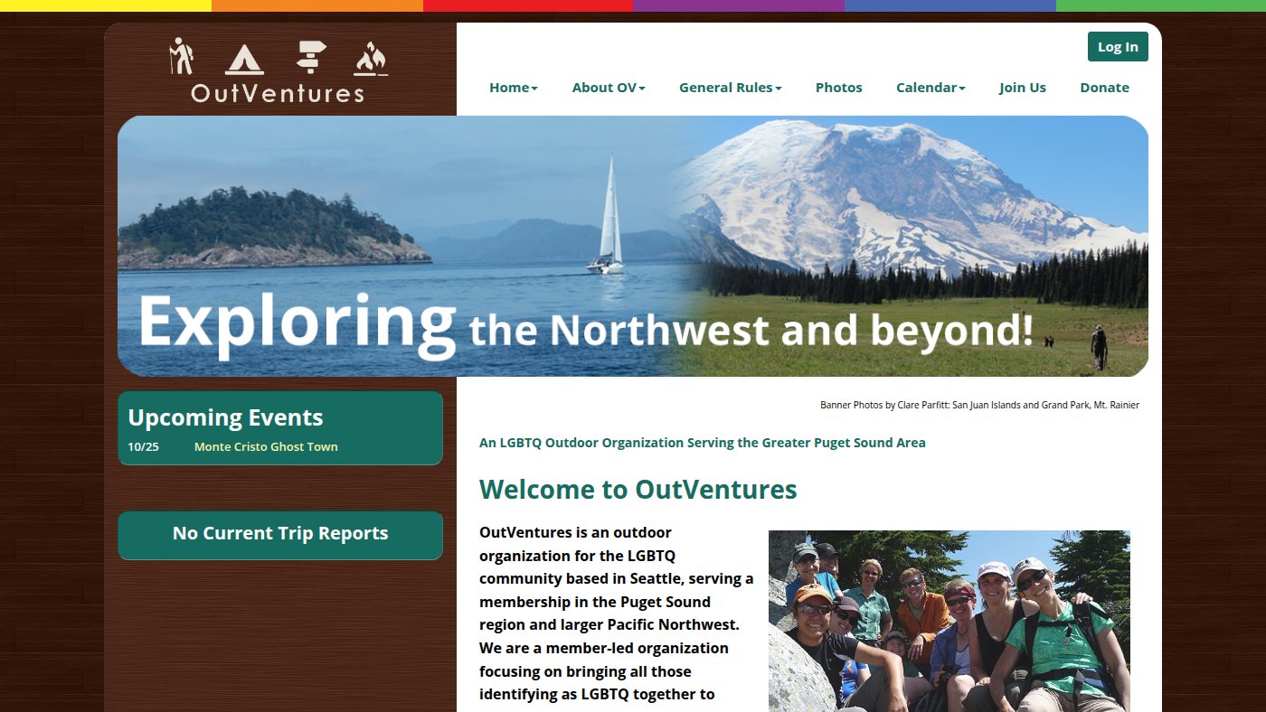 The home page of outventures.org
