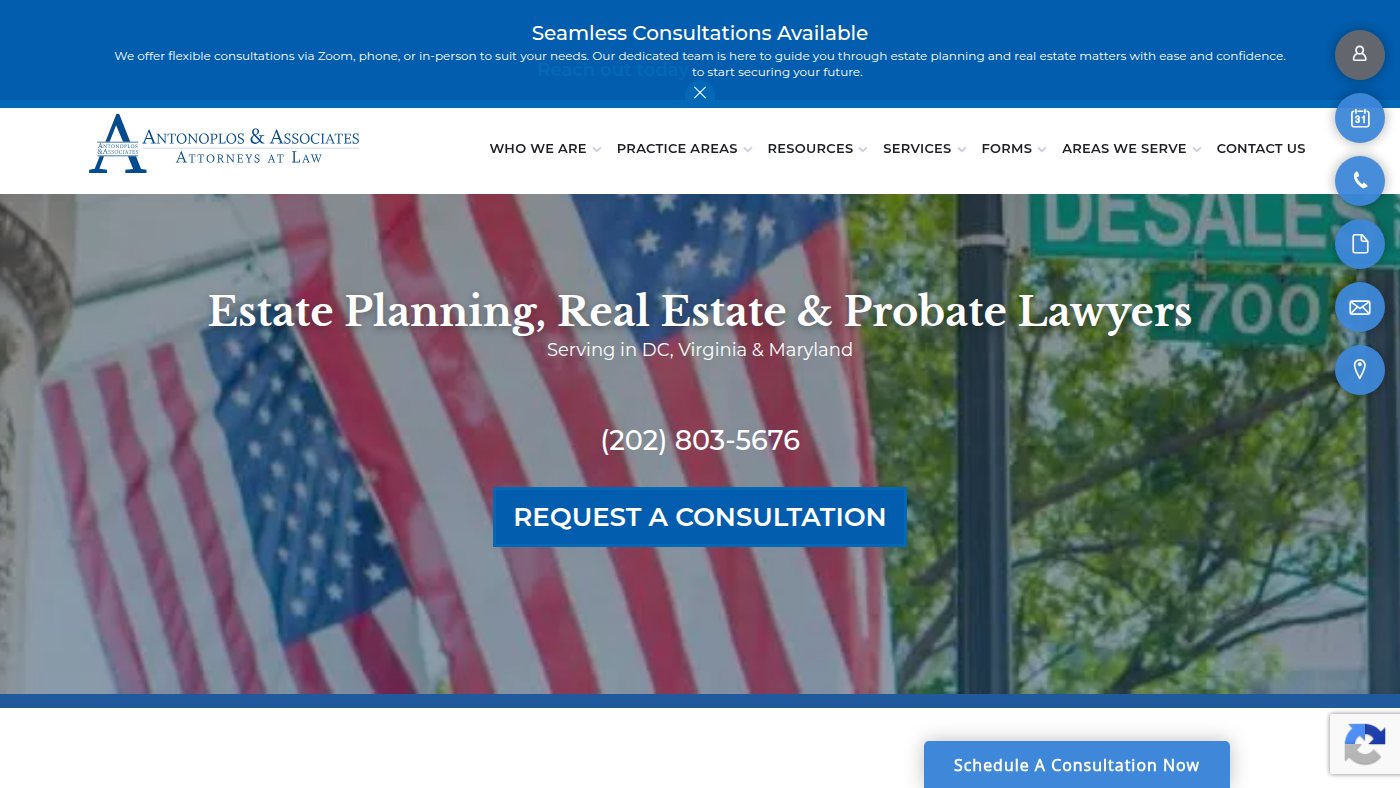 The home page of antonlegal.com