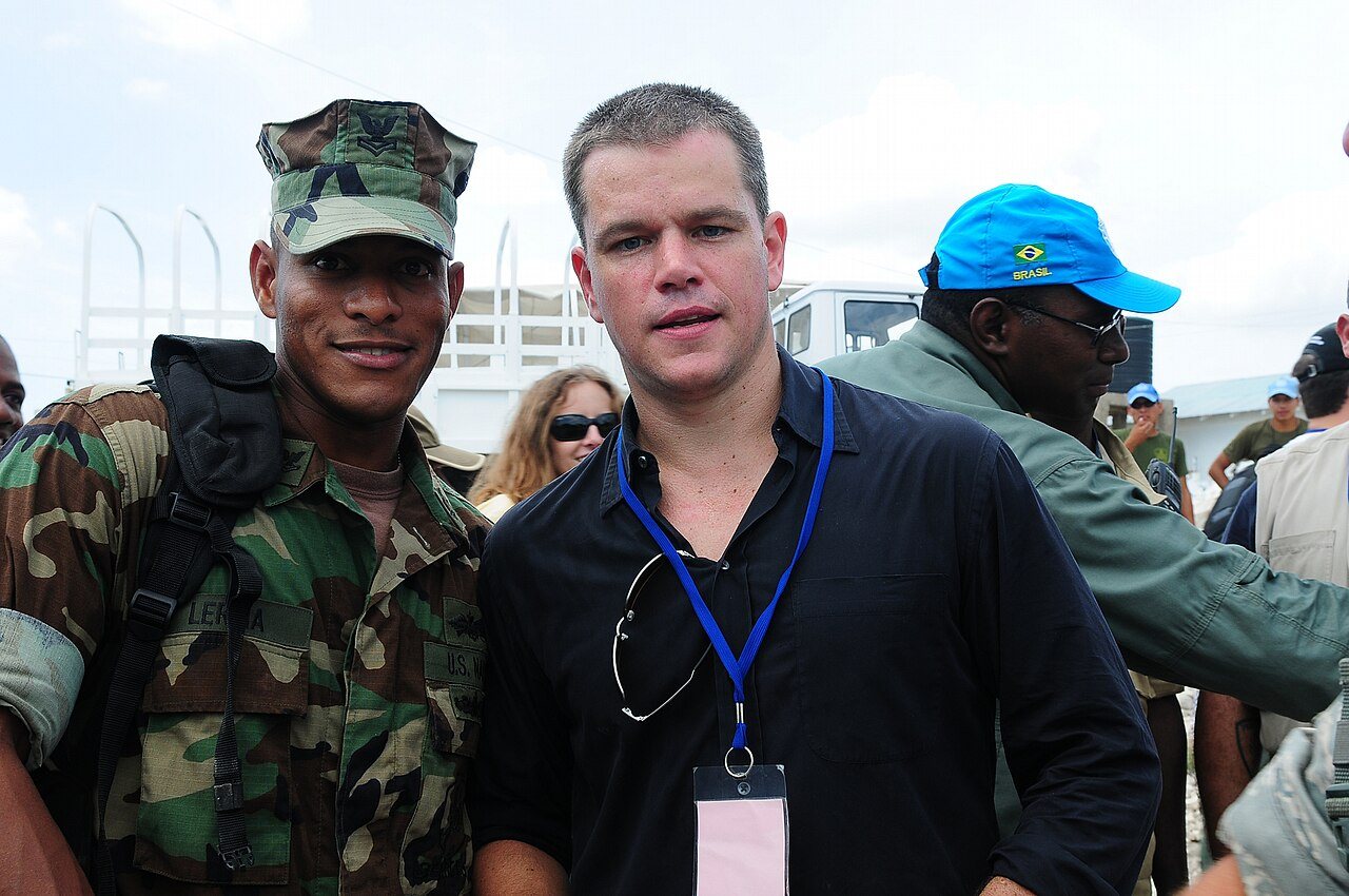 Damon z Misją Stabilizacyjną ONZ na Haiti w 2008 roku