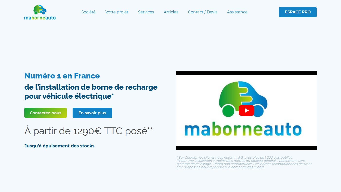 The home page of maborneauto.com