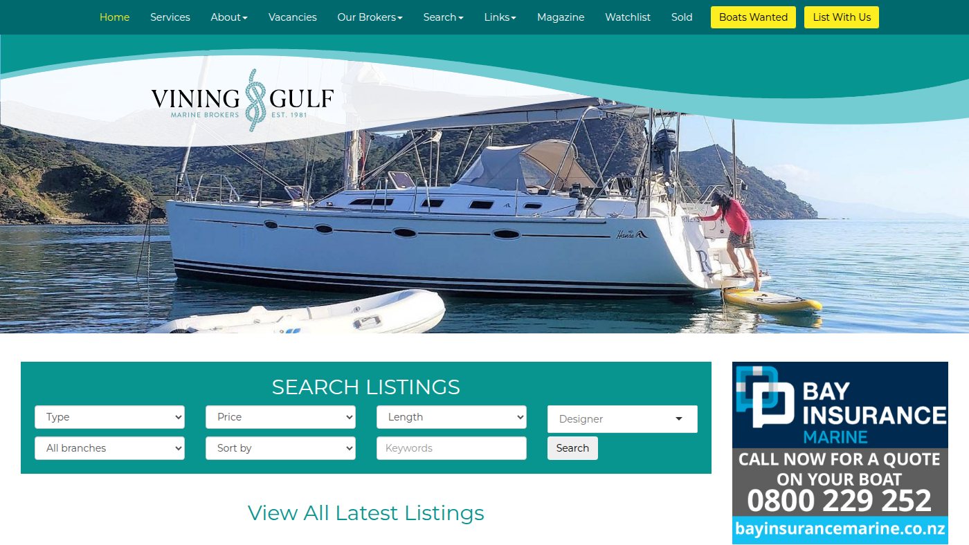 The home page of gulfgroup.co.nz