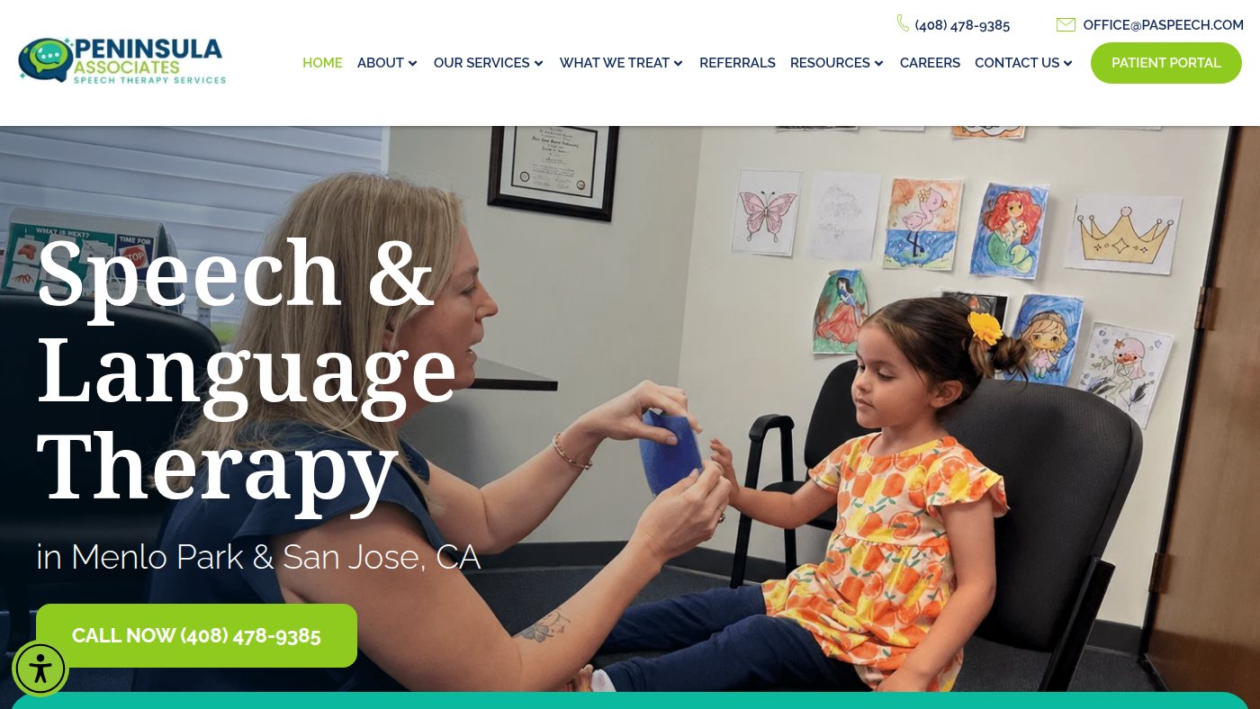 The home page of paspeech.com
