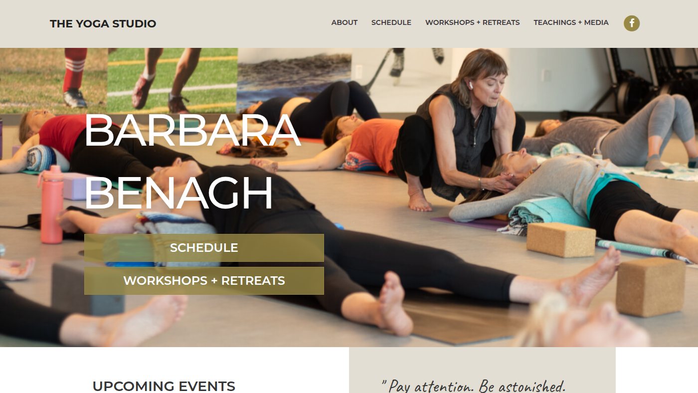The home page of yogastudio.org