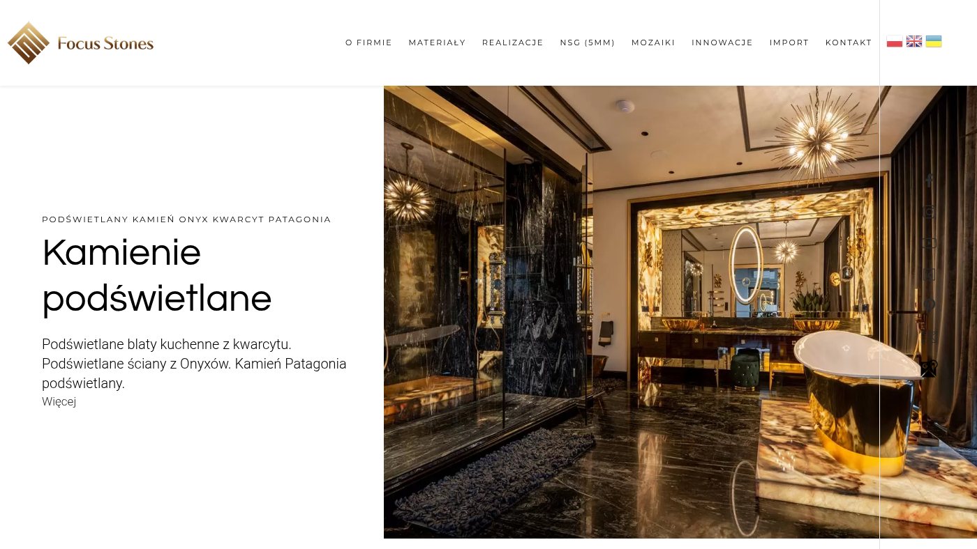 The home page of focus-stones.pl