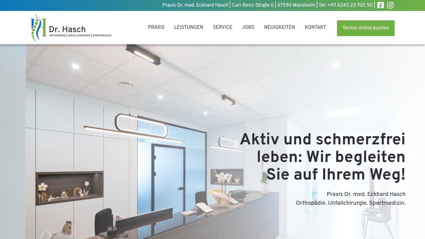 The home page of dr-hasch.de