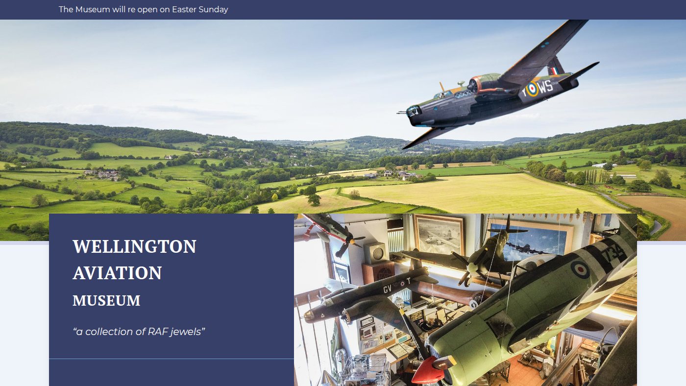 The home page of wellingtonaviation.org