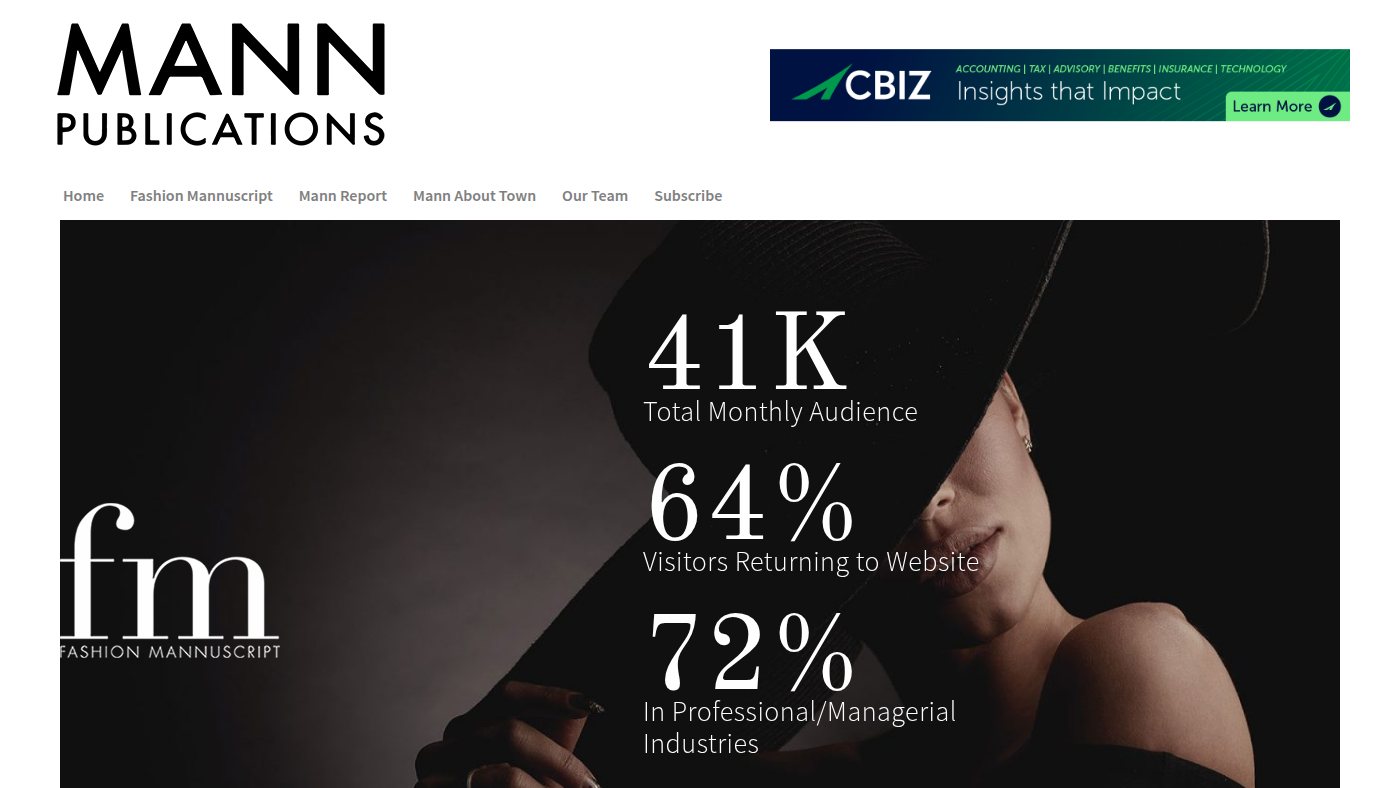 The home page of mannpublications.com