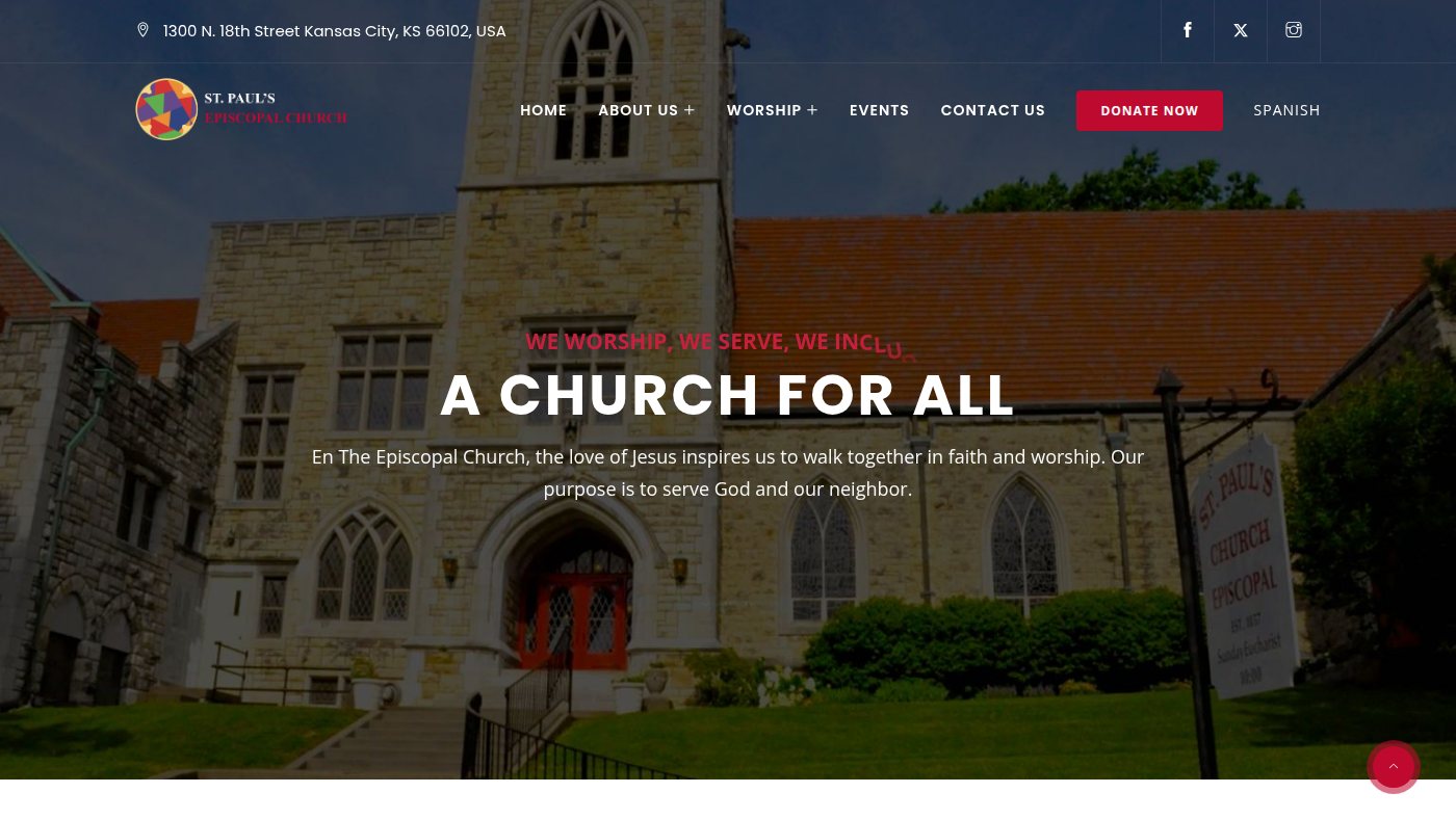 The home page of stpaulskck.org