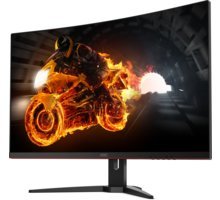 AOC C32G1 Monitor, 31.5" LED, Full HD, Black - Thumbnail 4