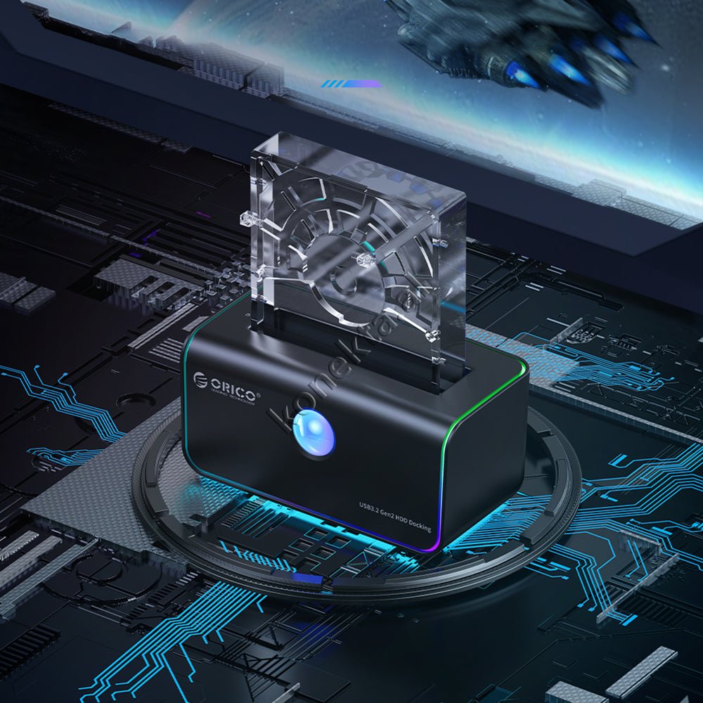 Orico Hard Disk Reader with Type-C Port and RGB Light - Thumbnail 10