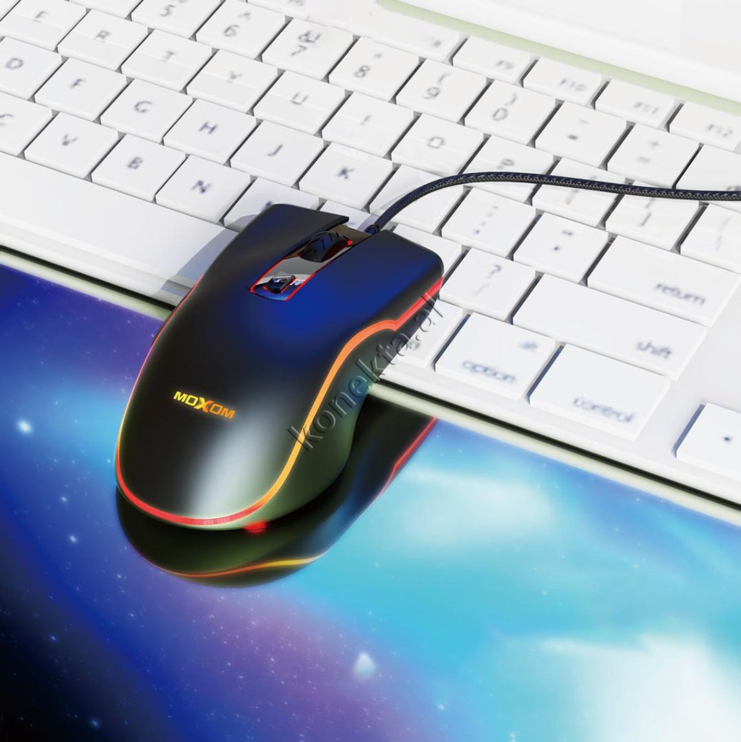 Moxom MX-MS10 Mouse, Black - Thumbnail 5