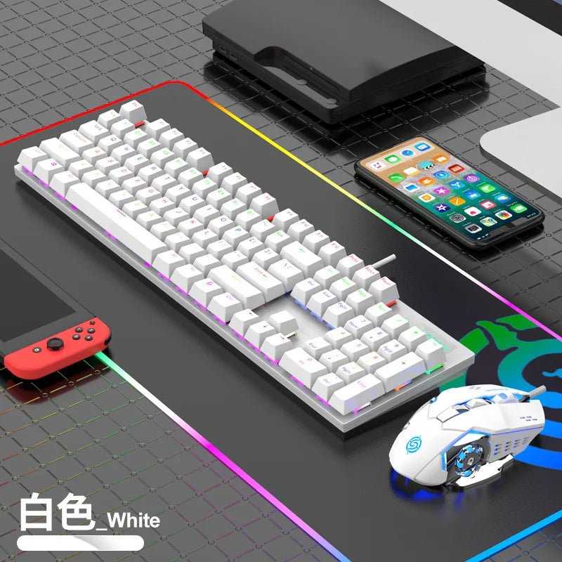 KSNAKE KM600 Gaming Keyboard and Mouse Set, Wired RGB - Thumbnail 6