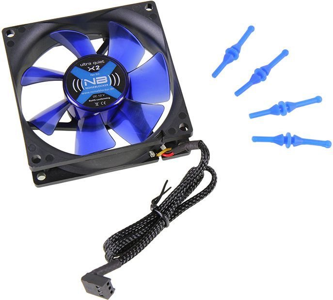 Noiseblocker BlackSilent X2 Cooler, 80 mm - Thumbnail 3