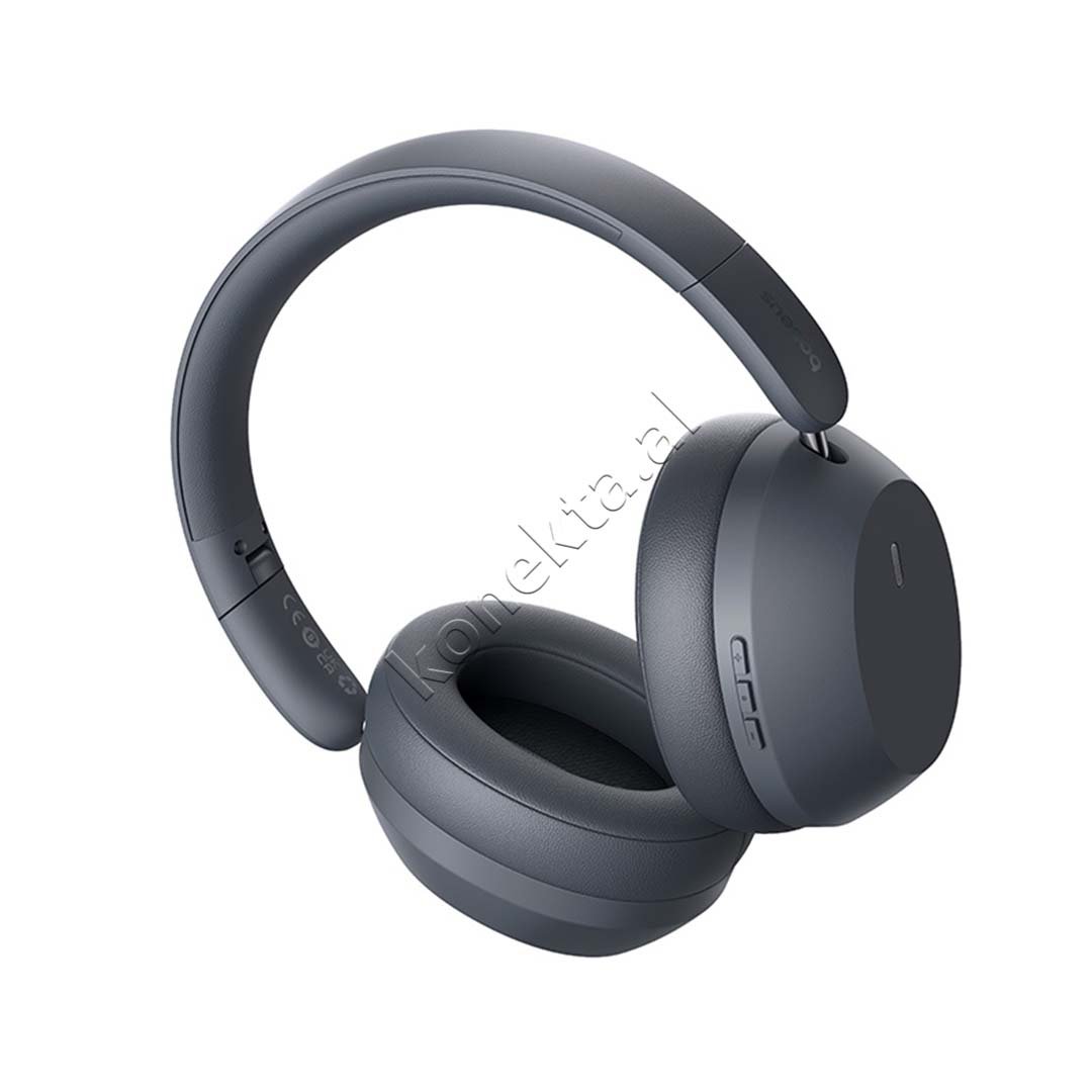 Baseus Bass 35 Wireless Bluetooth Headphones, Black, White - Thumbnail 4