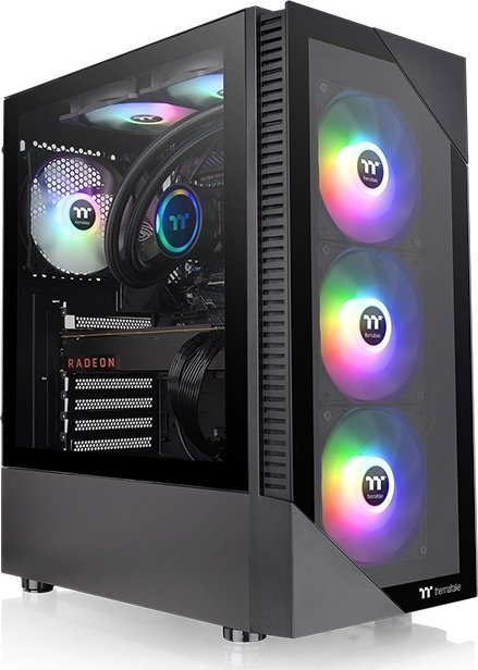 Thermaltake View 200 TG ARGB Case, Midi Tower - Thumbnail 2