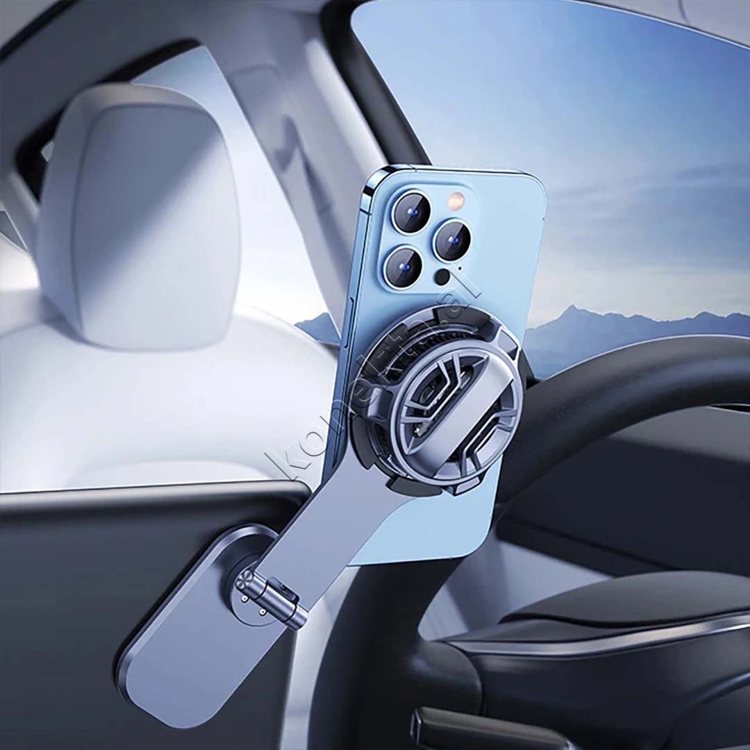 UGreen Mbajtese Celulari Magnetike Dhe Karikues Per Makina Tesla - Thumbnail 10