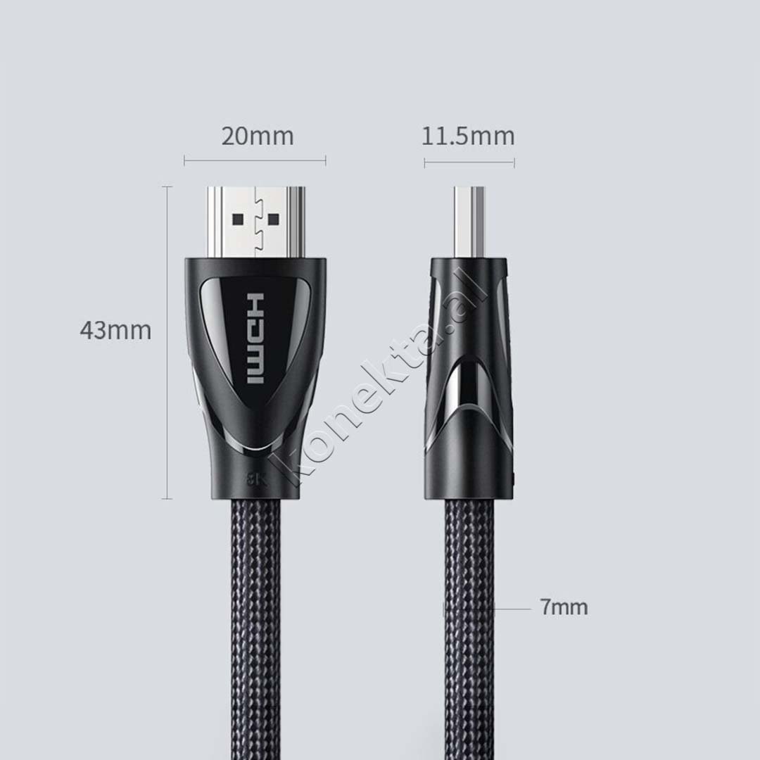 UGreen HDMI Cable, 8K, Black, 3m/5m - Thumbnail 4