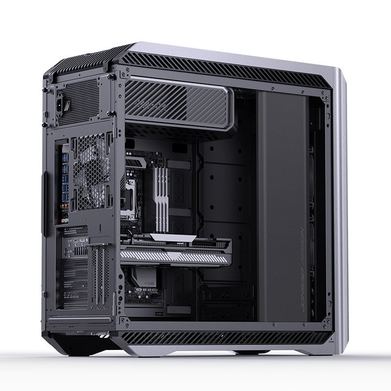 Jonsbo D500 ARGB Case, Black and Silver, Full Tower - Thumbnail 25