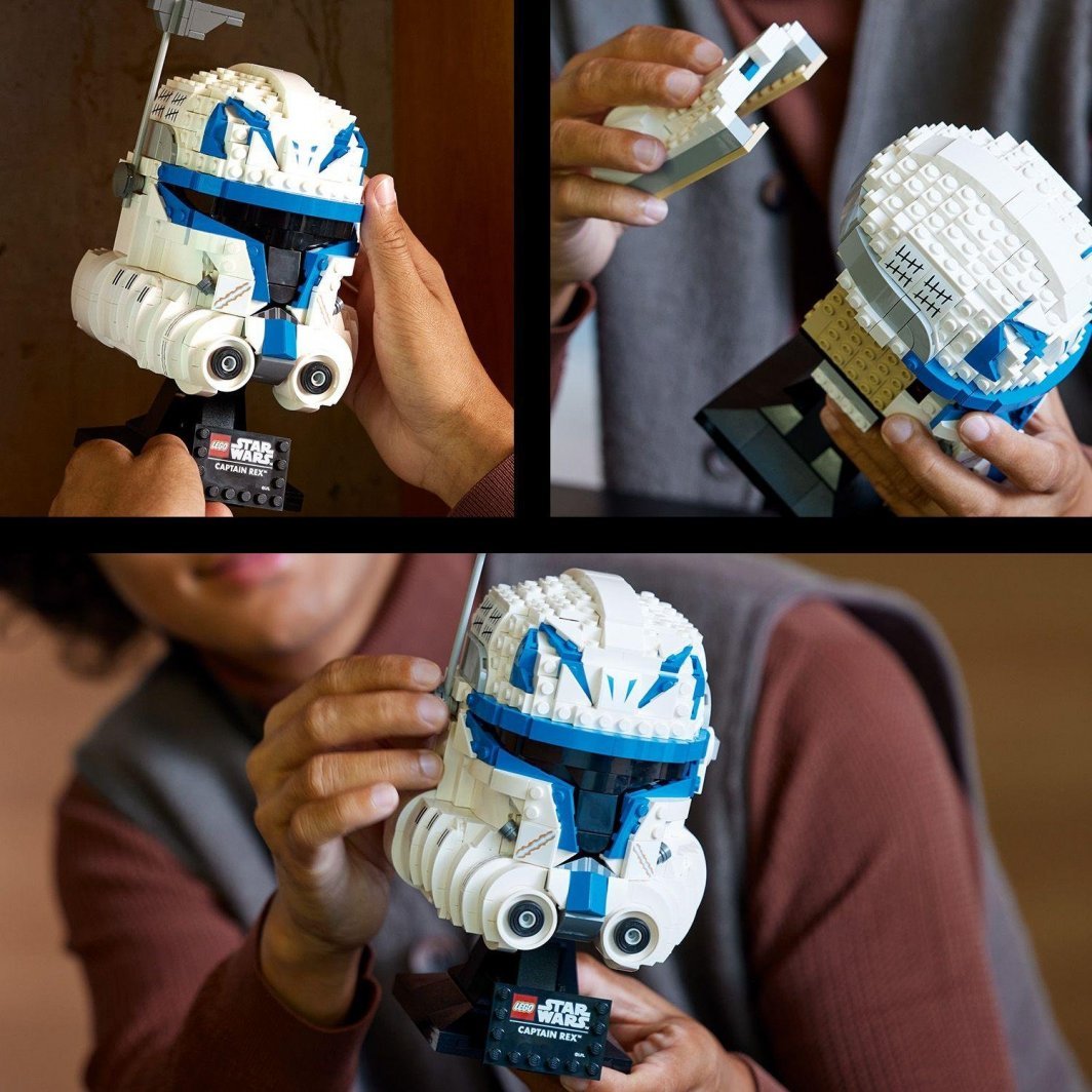 LEGO Star Wars 75349 Helmet Captain Rex, 854 Pieces - Thumbnail 6