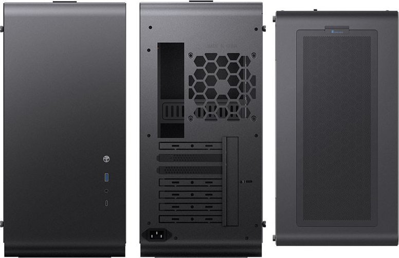Jonsbo U4 Pro TG Case, Black, Midi Tower - Thumbnail 4