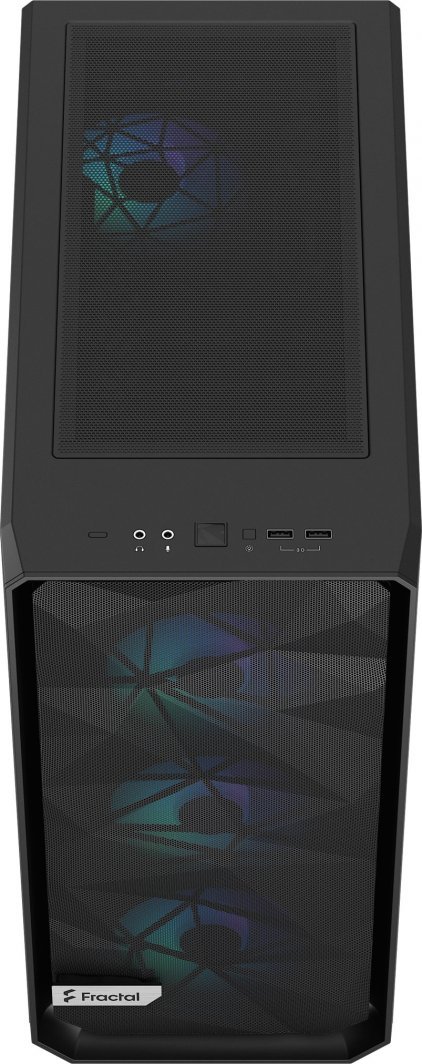 Fractal Design Meshify 2 Compact Lite RGB Case, Midi Tower - Thumbnail 3