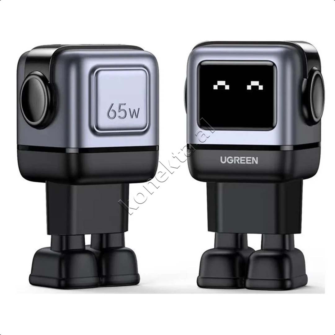 UGreen 65W 3-in-1 Charger with 2 Type-C Ports and 1 USB-A Port - Thumbnail 3