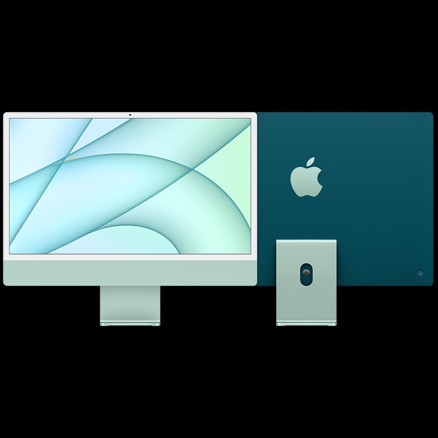 Apple iMac 24 Desktop, Green - Image 1